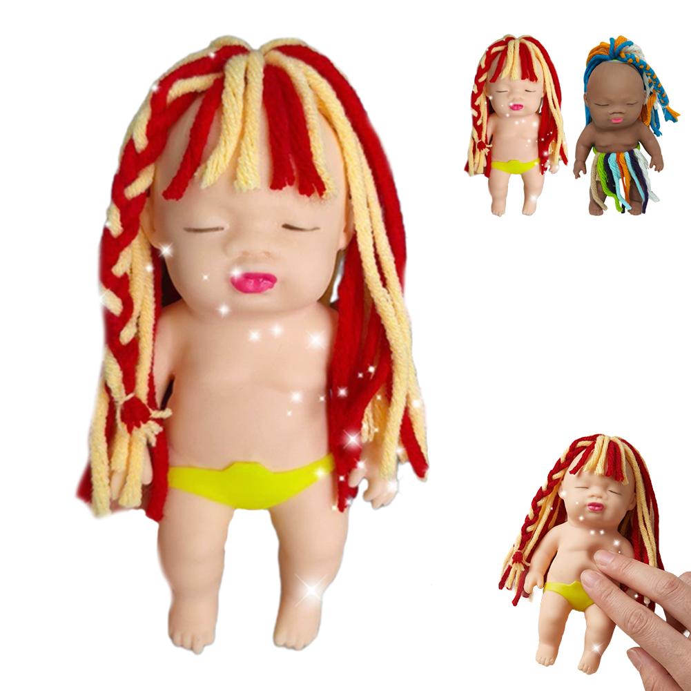 Girls Toy Curly Hair Bean Eye Vinyl Doll Dress Up Dark Skin Mia Potato Dolls Movable Action Figure Body Children Gift
Girls Toy Curly Hair Bean Eye Vinyl Doll Dress Up Dark Skin Mia Potato Dolls Movable Action Figure Body Children Gift