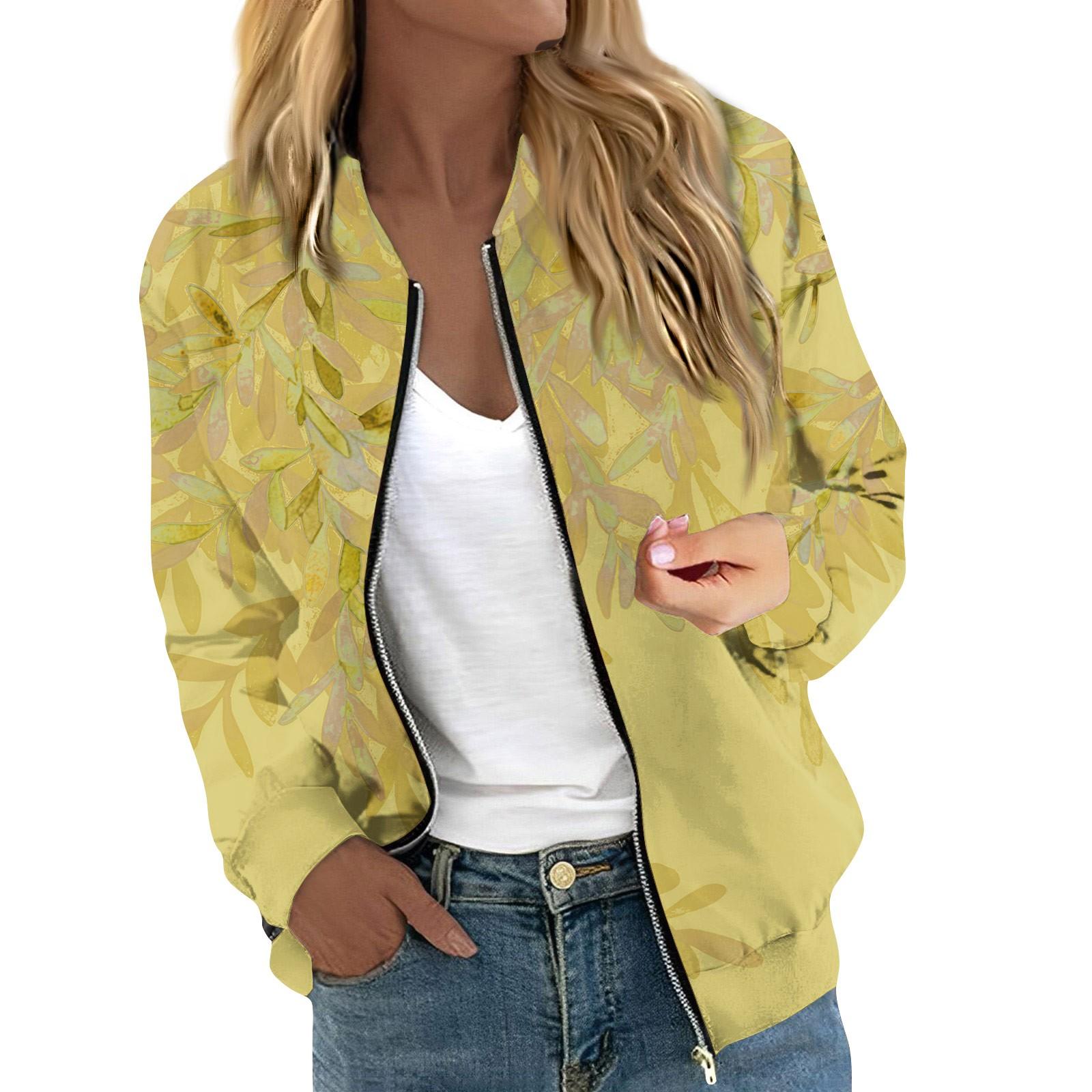 Женская куртка с длинным рукавом, легкая, на молнии, укороченная, разноцветная, принтованная, верхняя одежда, повседневная, стеганая куртка с карманами XXL жёлтый
Женская куртка с длинным рукавом, легкая, на молнии, укороченная, разноцветная, принтованная, верхняя одежда, повседневная, стеганая куртка с карманами XXL жёлтый