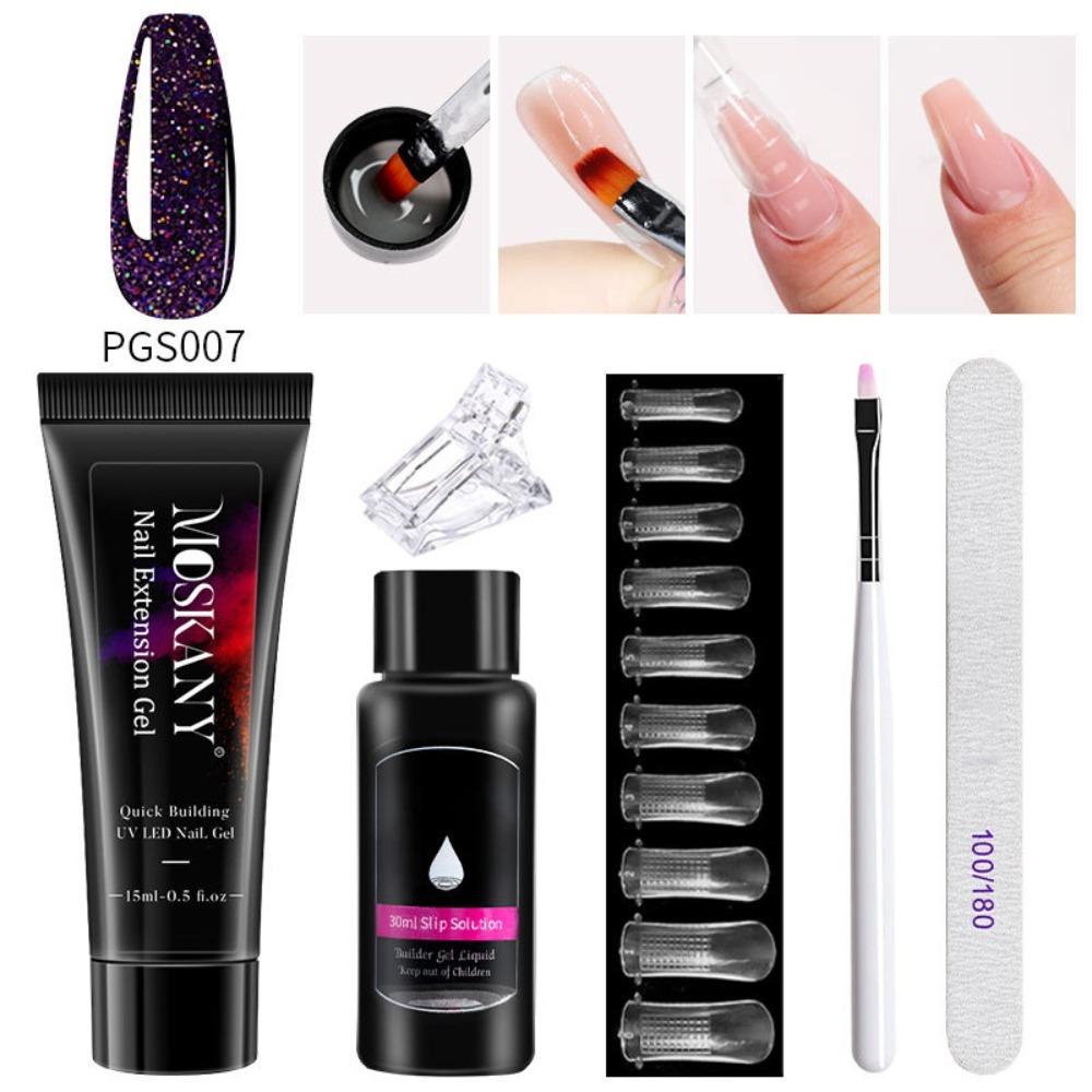 DIY Poly Nail Gel Set Набір для кутикули Pusher Nail Manicure Set Art Nail Extension UV Gel Women Fashion 8
DIY Poly Nail Gel Set Набір для кутикули Pusher Nail Manicure Set Art Nail Extension UV Gel Women Fashion 8