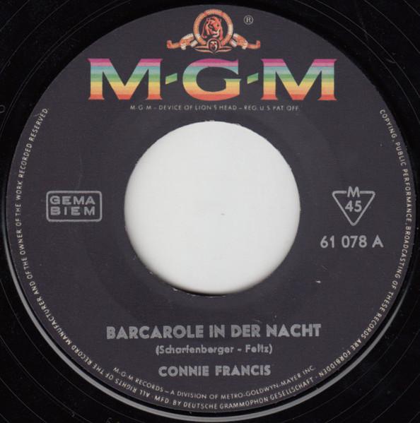 7-дюймовая пластинка CONNIE FRANCIS Barcarole In Der Nacht 61078 1963 Германия Поп Б/у
7-дюймовая пластинка CONNIE FRANCIS Barcarole In Der Nacht 61078 1963 Германия Поп Б/у