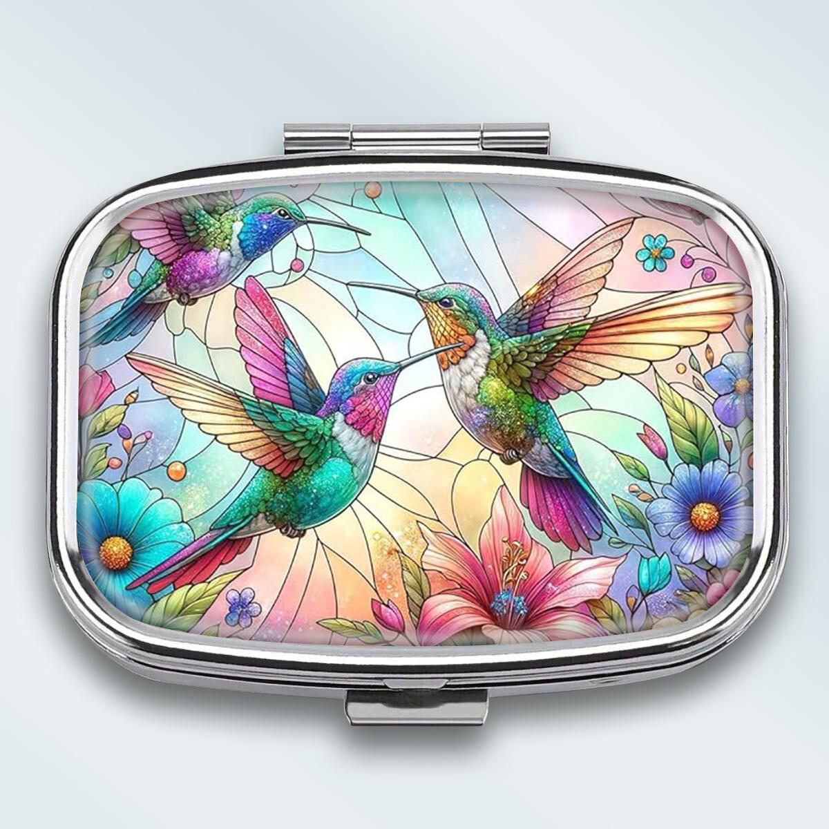Portable Pill Box with 2 Compartments, Mini Metal Medicine Organizer Case, Cute Printed Pill Container for Vitamins, Pills, Jewelry, Travel, Daily Use різнокольоровий
Portable Pill Box with 2 Compartments, Mini Metal Medicine Organizer Case, Cute Printed Pill Container for Vitamins, Pills, Jewelry, Travel, Daily Use різнокольоровий
