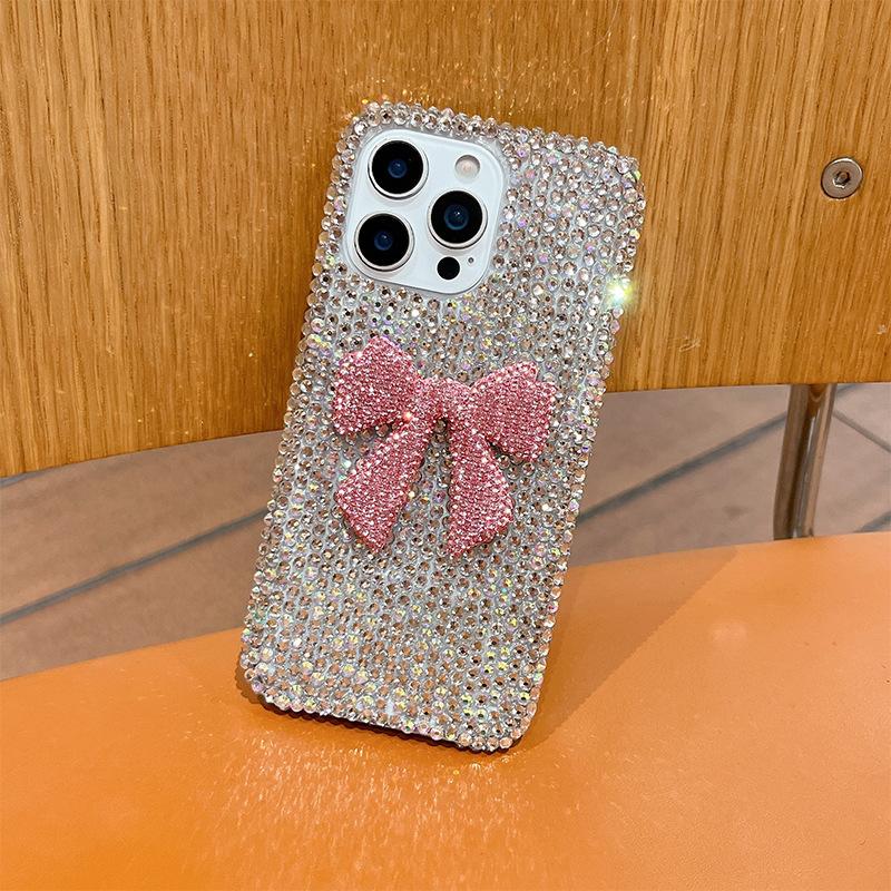 Three-Dimensional Bow Rhinestone Mobile Phone Case For Apple 17Promax Shiny Color Apple 16 Protective Case Luxury iPhone 17Promax
Three-Dimensional Bow Rhinestone Mobile Phone Case For Apple 17Promax Shiny Color Apple 16 Protective Case Luxury iPhone 17Promax