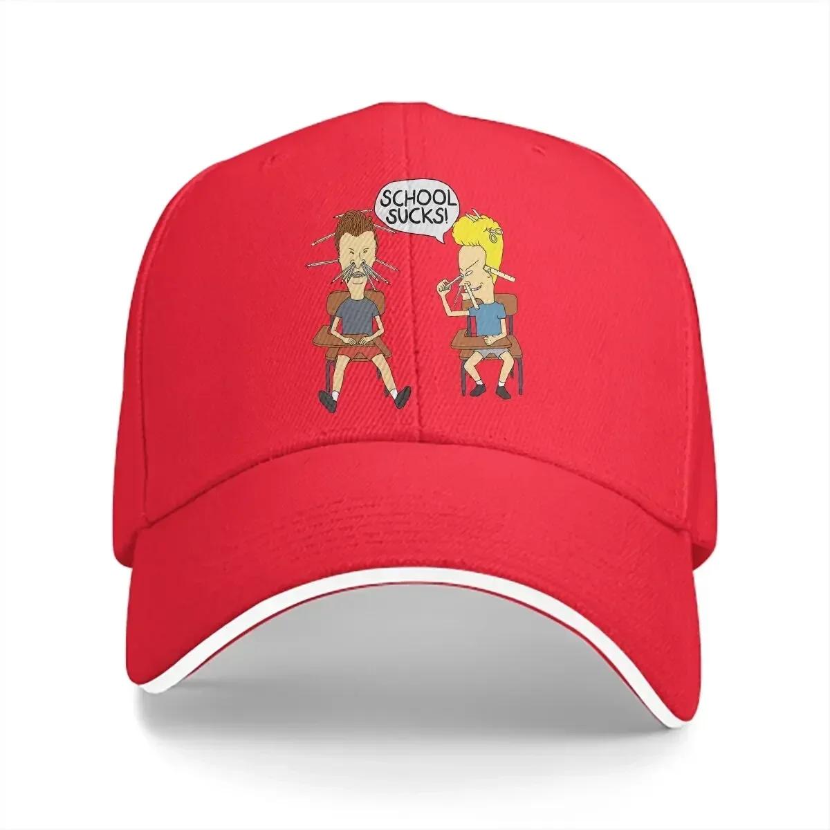 School Sucks Beavis and Butthead Unisex Baseball Caps Peaked Cap Sun Shade Hats for Unisex Women 56-58cm
School Sucks Beavis and Butthead Unisex Baseball Caps Peaked Cap Sun Shade Hats for Unisex Women 56-58cm