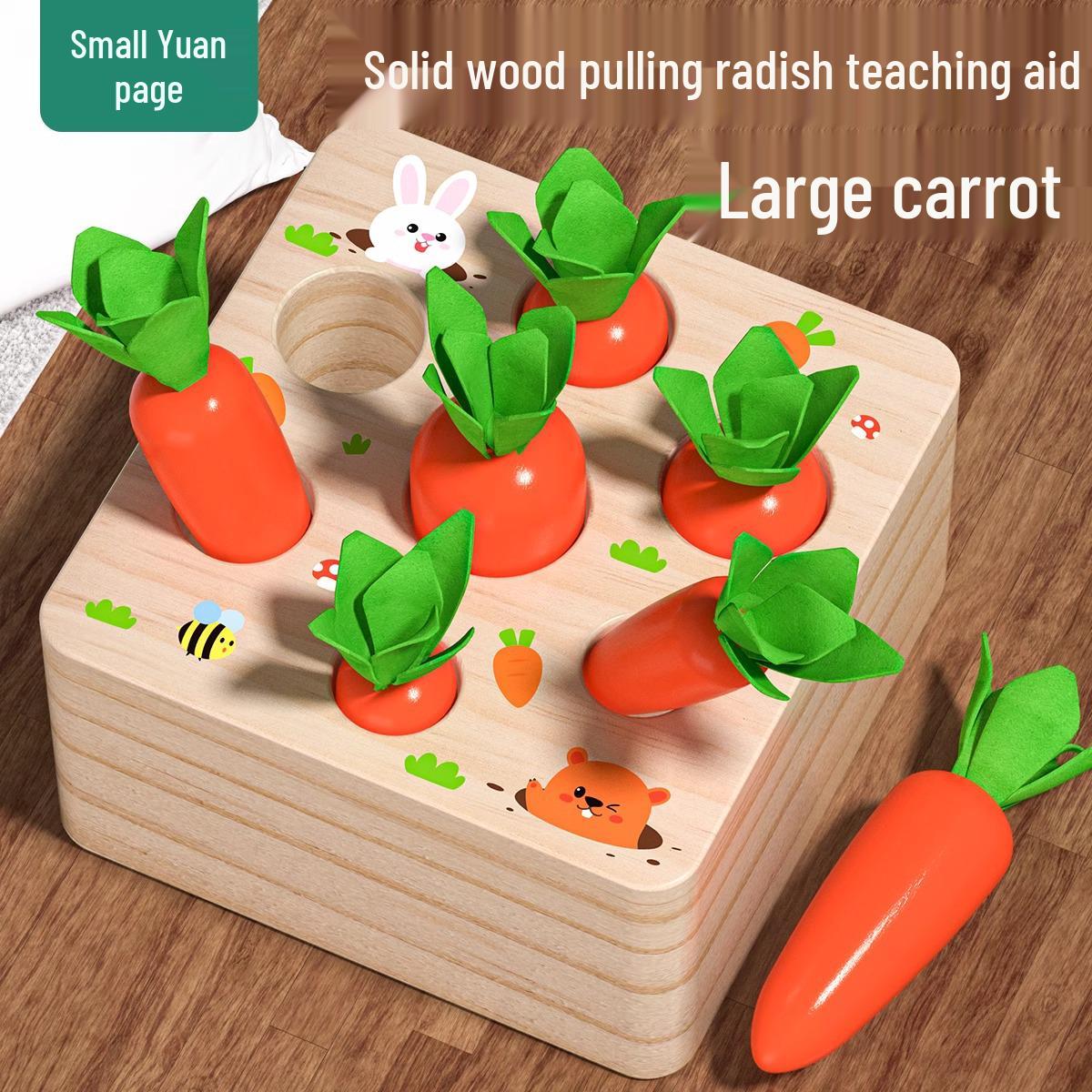Goryeobaby Montessori Pulling Radish Toy - Early Education & Intellectual Development Tool for Children
Goryeobaby Montessori Pulling Radish Toy - Early Education & Intellectual Development Tool for Children