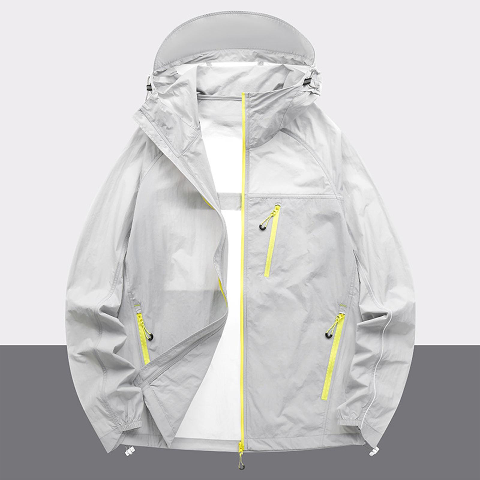 Unisex Lightweight Breathable Hooded Jacket UV Protection Thin Sun Protection Coat Outdoor Windbreaker with Zipper Pockets and Adjustable Hood M
Unisex Lightweight Breathable Hooded Jacket UV Protection Thin Sun Protection Coat Outdoor Windbreaker with Zipper Pockets and Adjustable Hood M