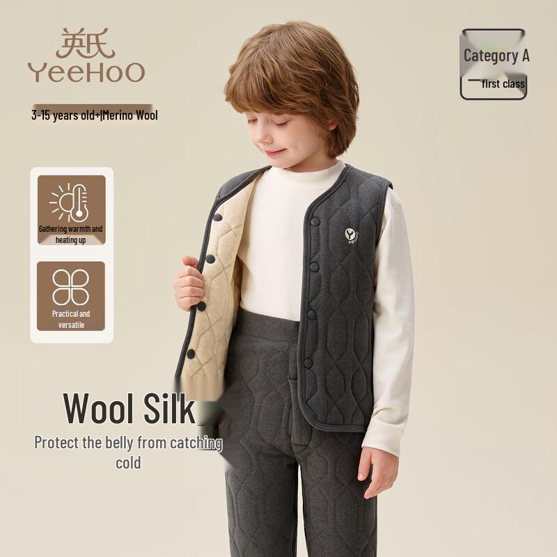 YEEHOO Kids Wool Blend Warm Vest 140
YEEHOO Kids Wool Blend Warm Vest 140