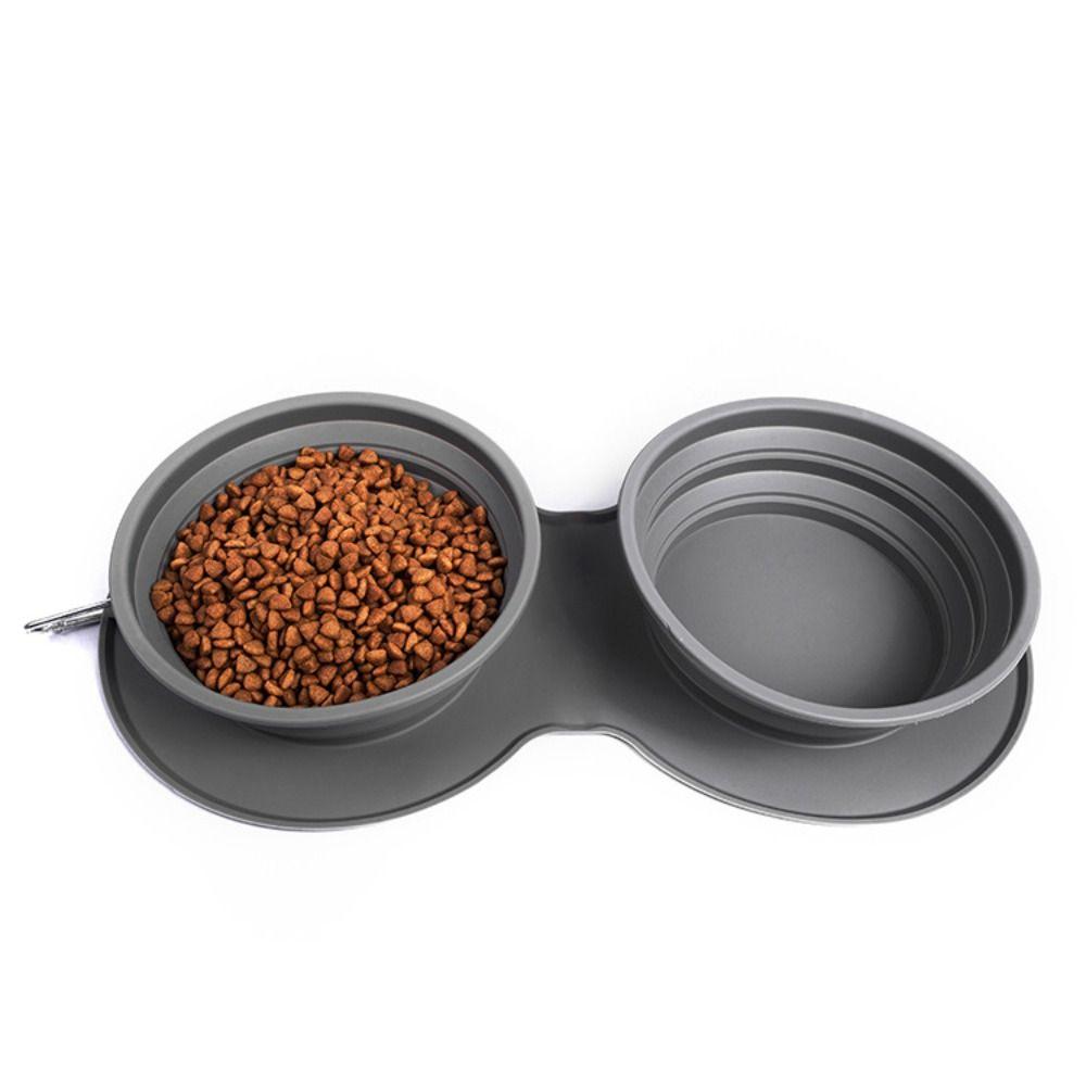 Silicone Pet Food Double Bowls Non-slip Cat Travel Bowl New Dog Bowl Pet Supplies 
Silicone Pet Food Double Bowls Non-slip Cat Travel Bowl New Dog Bowl Pet Supplies