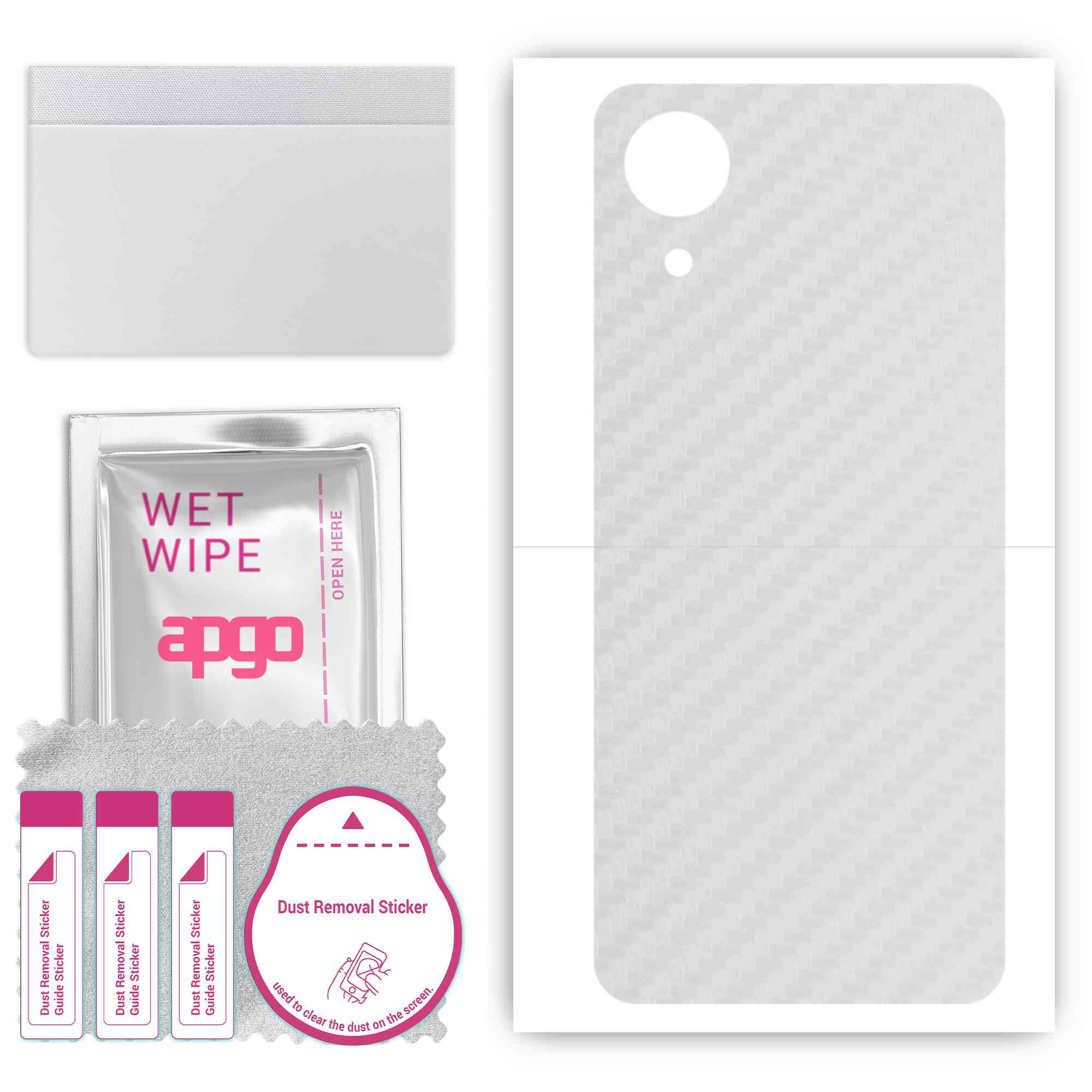 apgo Protective Skin Sticker for the back compatible with Oppo A17k, Wrap Film, Foil, Vinyl - Pattern Transparent Carbon
apgo Protective Skin Sticker for the back compatible with Oppo A17k, Wrap Film, Foil, Vinyl - Pattern Transparent Carbon