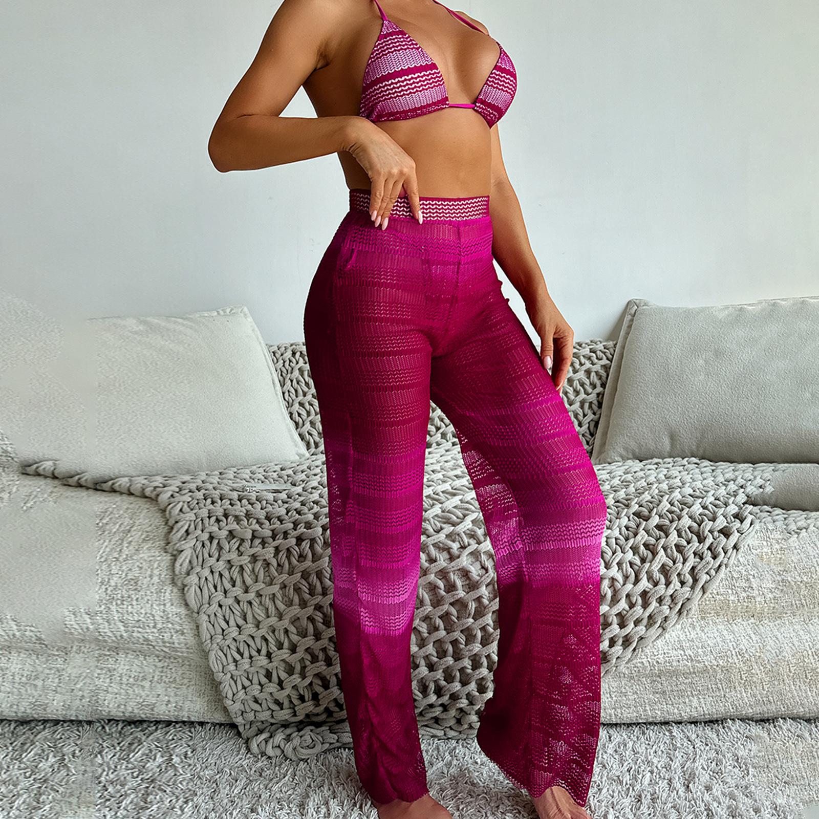 Fashionable Women s Pants, Full Body Printed Three Piece Set, Swimsuit, Backless Split Pants, Bikini XL гарячі рожевого кольору
Fashionable Women s Pants, Full Body Printed Three Piece Set, Swimsuit, Backless Split Pants, Bikini XL гарячі рожевого кольору