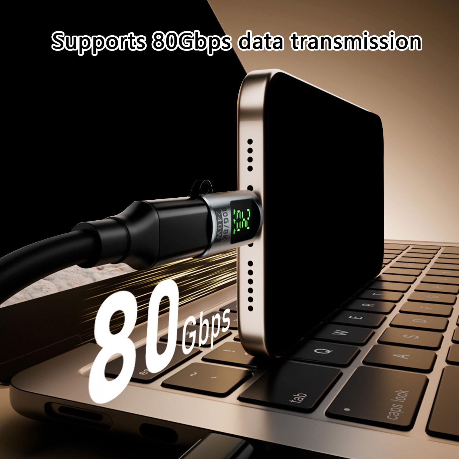 Адаптер USB C 4.0 80 Гбит/с PD240 Вт Адаптер Type C USB C Удлинитель Адаптер OTG для 8K Видео и Передачи данных 80 Гбит/с чёрный
Адаптер USB C 4.0 80 Гбит/с PD240 Вт Адаптер Type C USB C Удлинитель Адаптер OTG для 8K Видео и Передачи данных 80 Гбит/с чёрный