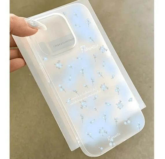Blue Frosted Floral Case for Apple 17/16Promax - Transparent & Elegant Fit for 15/14Pro 14
Blue Frosted Floral Case for Apple 17/16Promax - Transparent & Elegant Fit for 15/14Pro 14