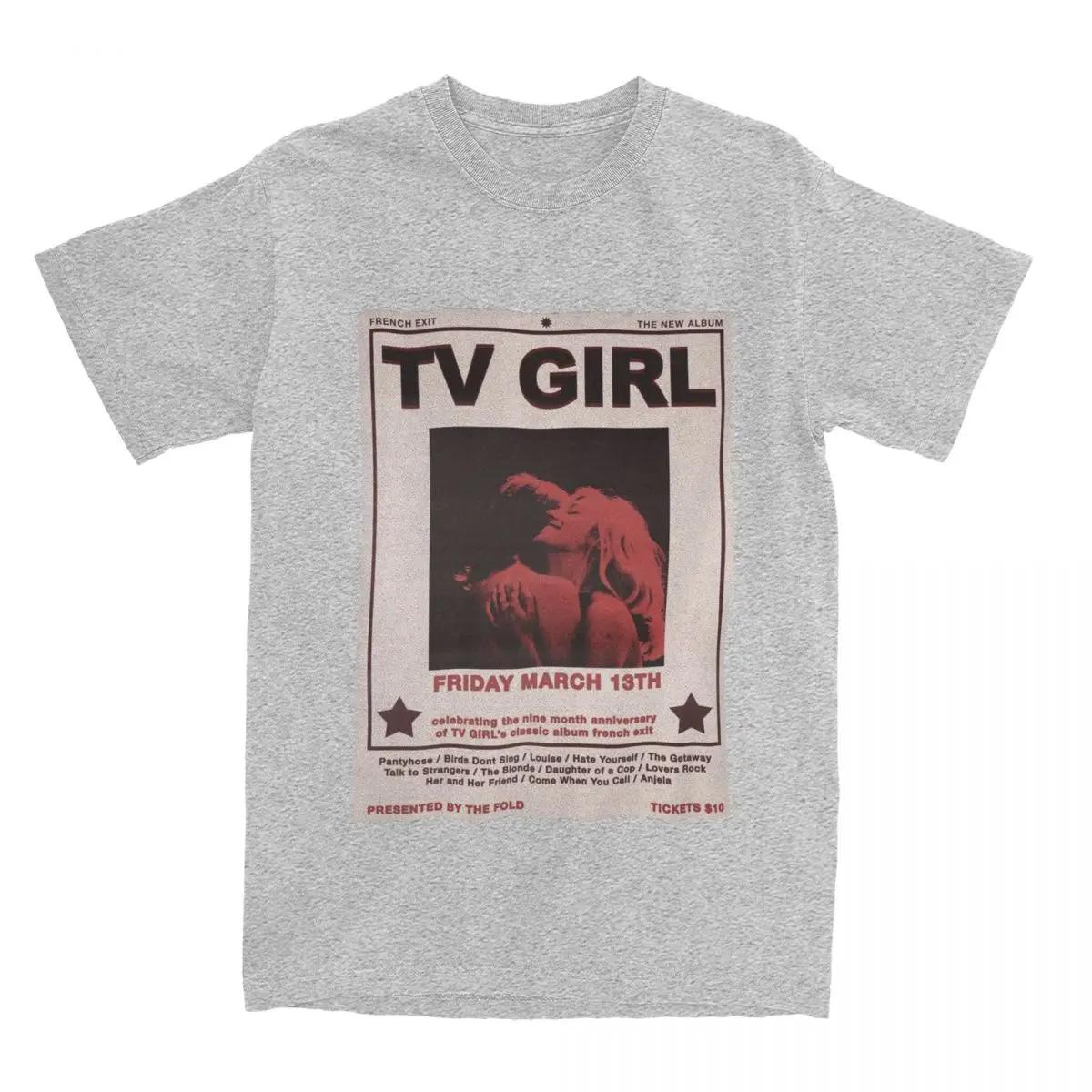 Новинка, футболка TV Girl French Exit Concert для мужчин и женщин из чистого хлопка, одежда для взрослых S серый
Новинка, футболка TV Girl French Exit Concert для мужчин и женщин из чистого хлопка, одежда для взрослых S серый