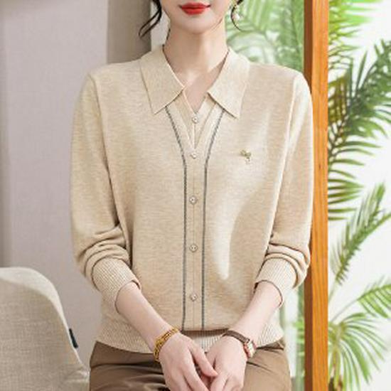 Women s Plus Size Spring Knitted Sweater for Middle-Aged and Elderly - Long-Sleeve, Loose-Fit Base Layer 2XL бежевый
Women s Plus Size Spring Knitted Sweater for Middle-Aged and Elderly - Long-Sleeve, Loose-Fit Base Layer 2XL бежевый