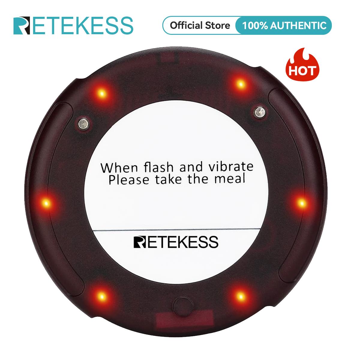 Retekess Coaster Pager Receivers For TD163 Restaurant Wireless Calling System Coffee Shop Church Clinic Beauty Salon 1 pcs
Retekess Coaster Pager Receivers For TD163 Restaurant Wireless Calling System Coffee Shop Church Clinic Beauty Salon 1 pcs