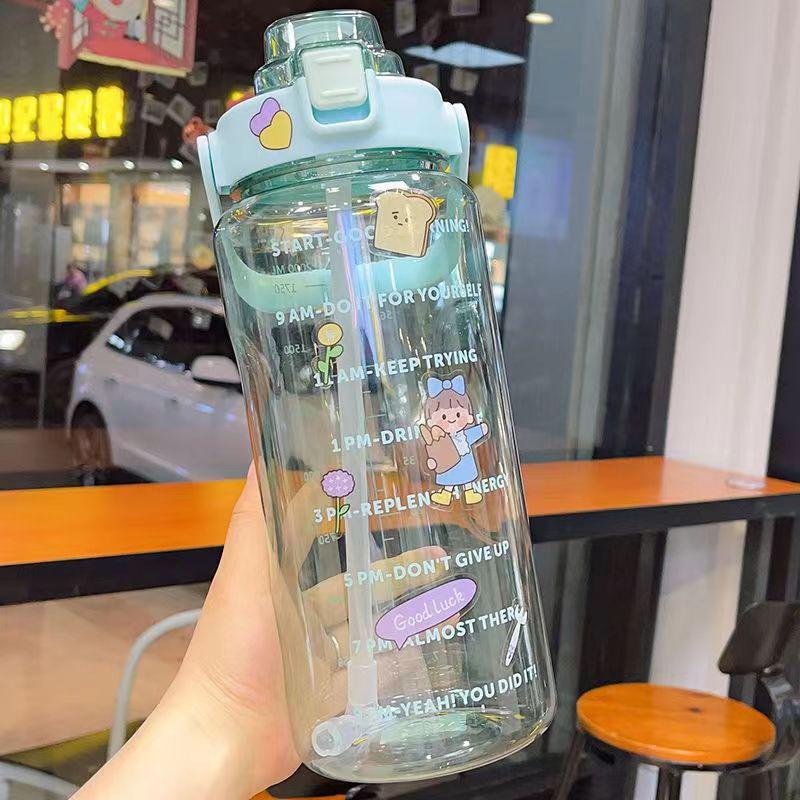 Women s 2000ml Sports Water Bottle with Straw, High Temperature-Resistant Plastic Jug
Women s 2000ml Sports Water Bottle with Straw, High Temperature-Resistant Plastic Jug