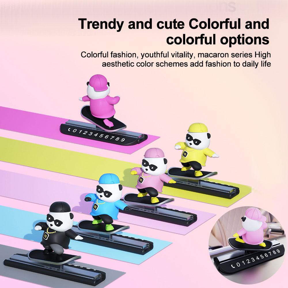 Skateboard Bear Car Temporary Parking Card Phone Number Plate Dashboard Decoration Ornament Car Interior Decor Accessories чёрный
Skateboard Bear Car Temporary Parking Card Phone Number Plate Dashboard Decoration Ornament Car Interior Decor Accessories чёрный