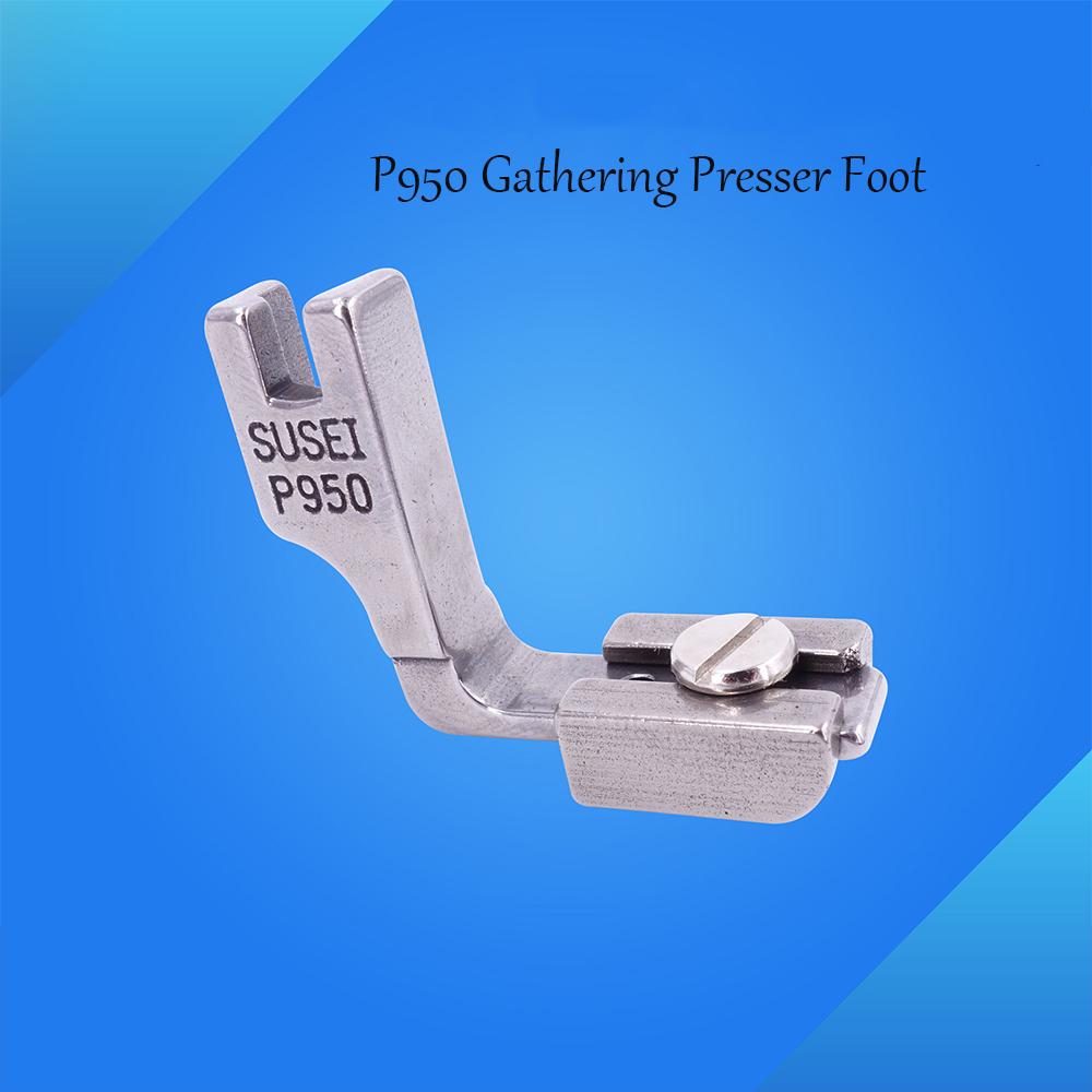 Flatbed Sewing Machine Gathering Presser Foot P950 - All-Steel Ruffling/Puckering Presser Foot for Both Light and Heavy Fabrics
Flatbed Sewing Machine Gathering Presser Foot P950 - All-Steel Ruffling/Puckering Presser Foot for Both Light and Heavy Fabrics