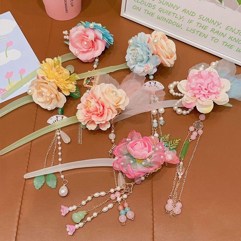 Pearl Simulation Flower Hair Stick Cloth Hanfu Hair Chopsticks Chinese Style Hair Fork Party style6
Pearl Simulation Flower Hair Stick Cloth Hanfu Hair Chopsticks Chinese Style Hair Fork Party style6