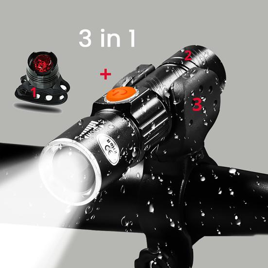 Bicycle Headlight Telescopic Zoom USB Rechargeable Modes Adjustable Lightweight Waterproof MTB Road Mountain Bike Night Riding LED Front Lamp A
Bicycle Headlight Telescopic Zoom USB Rechargeable Modes Adjustable Lightweight Waterproof MTB Road Mountain Bike Night Riding LED Front Lamp A