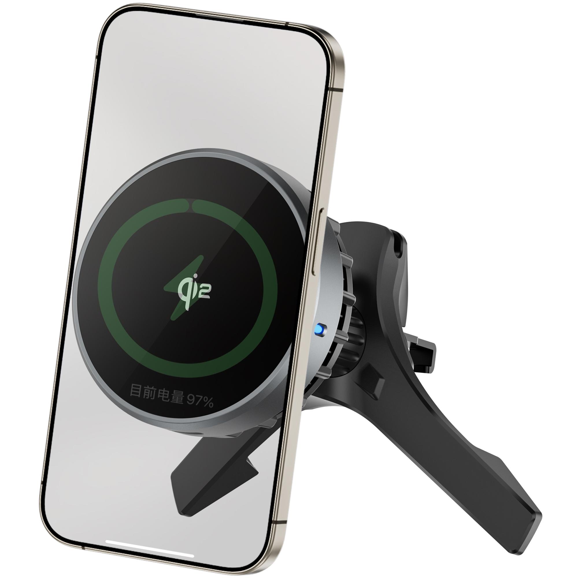 WIWU CH-319_QI2.0 Car Air Outlet Phone Mount Magnetic Wireless Charger Cell Phone Bracket Type A
WIWU CH-319_QI2.0 Car Air Outlet Phone Mount Magnetic Wireless Charger Cell Phone Bracket Type A