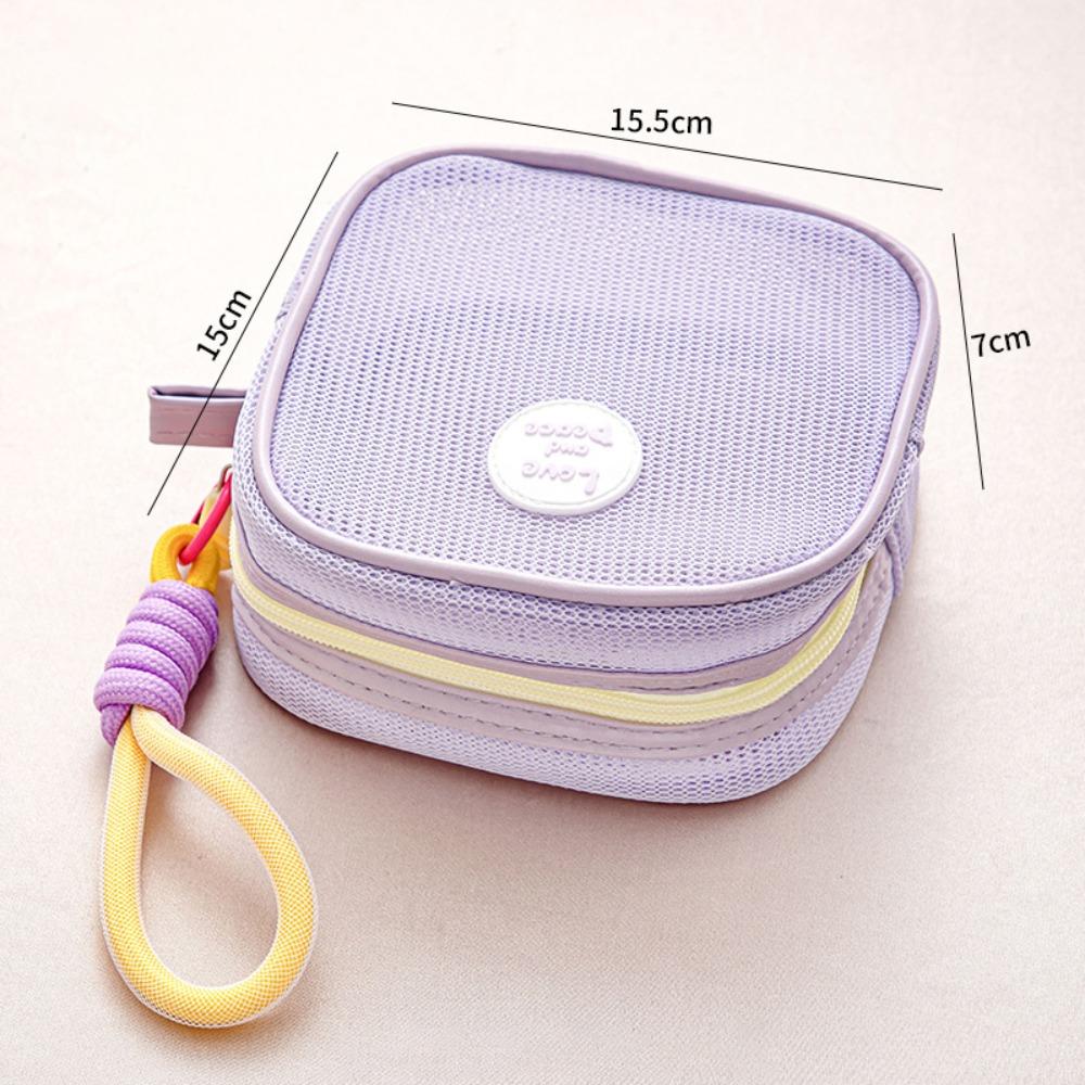 Fashion Dopamine Color Storage Bag Large Capacity Toiletry Make Up Case Candy Color Coin Purse фіолетовий
Fashion Dopamine Color Storage Bag Large Capacity Toiletry Make Up Case Candy Color Coin Purse фіолетовий