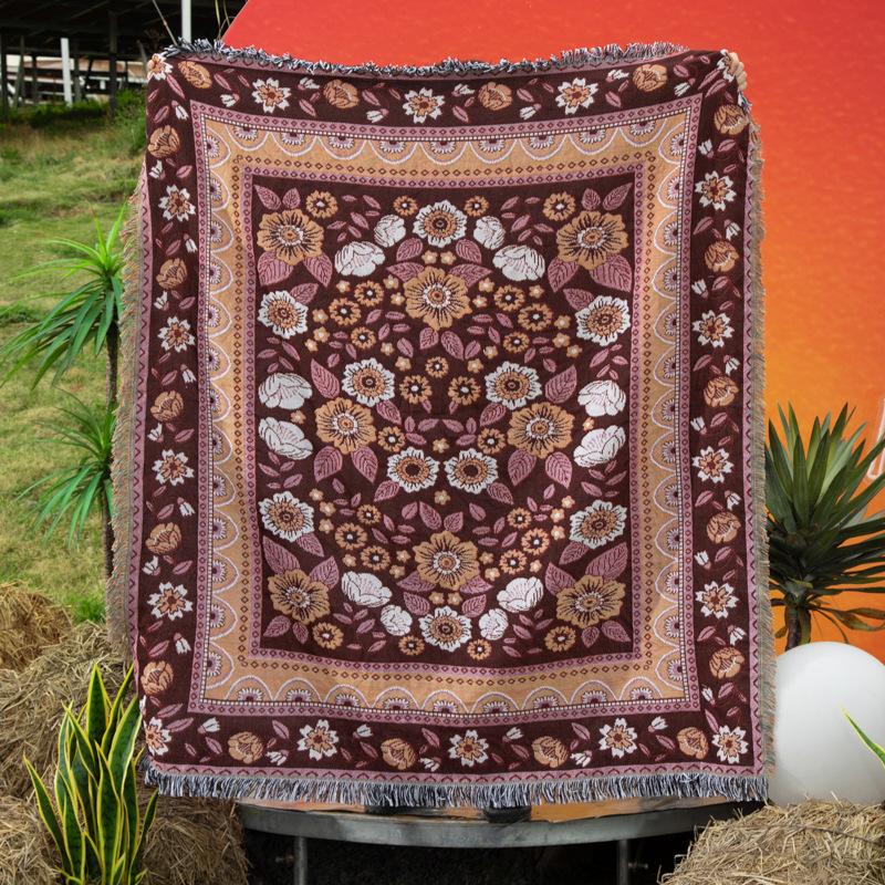 Blanket Boho Floral Beach Picnic Outdoor Camping Nordic Plaid Blankets for Beds Sofa Mats Travel Rug for Summer Tapestry Tassels 130X160CM
Blanket Boho Floral Beach Picnic Outdoor Camping Nordic Plaid Blankets for Beds Sofa Mats Travel Rug for Summer Tapestry Tassels 130X160CM