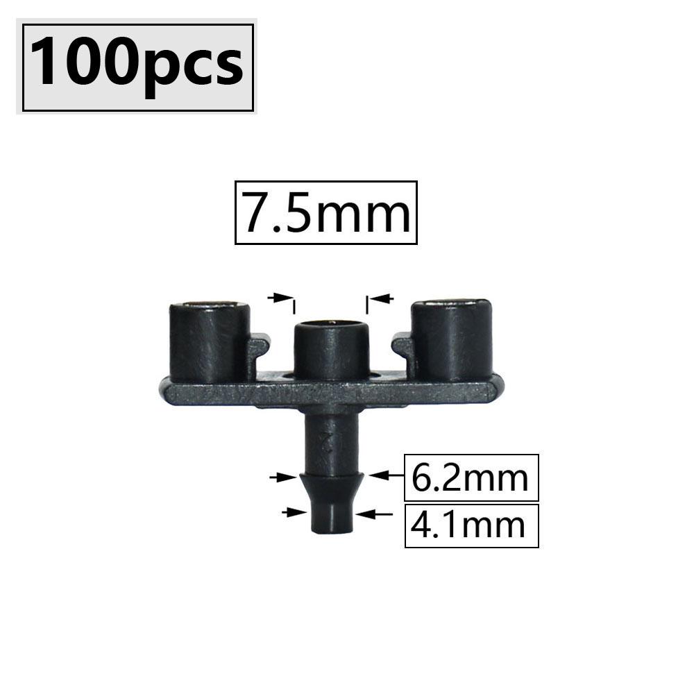 100pcs Greenhouse Micro Irrigation Sprinkler 180 360 Degrees Mist Nozzle 1/4 Barb Thread Connector For Drip Irrigation
100pcs Greenhouse Micro Irrigation Sprinkler 180 360 Degrees Mist Nozzle 1/4 Barb Thread Connector For Drip Irrigation