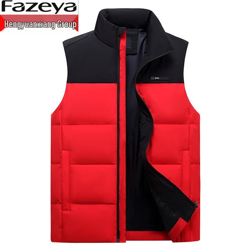 Мужской пуховый жилет без рукавов Hengyuanxiang - Теплый, Утепленный, Повседневная Модная Верхняя Одежда 3XL (150-170 jin)
Мужской пуховый жилет без рукавов Hengyuanxiang - Теплый, Утепленный, Повседневная Модная Верхняя Одежда 3XL (150-170 jin)