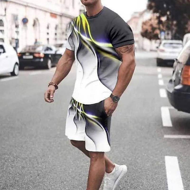 New Fashion T-shirt And Shorts Set Street Men s Clothing Men s Set 3D Short Sleeve Loose 5XL
New Fashion T-shirt And Shorts Set Street Men s Clothing Men s Set 3D Short Sleeve Loose 5XL