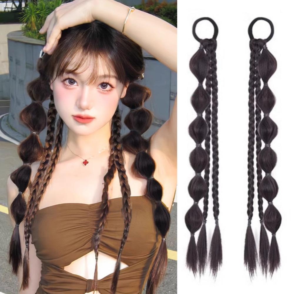 2pcs Double Ponytail Sweet Twisted Pigtails Hairpiece Lantern Braided Ponytails Party коричневий/чорний
2pcs Double Ponytail Sweet Twisted Pigtails Hairpiece Lantern Braided Ponytails Party коричневий/чорний