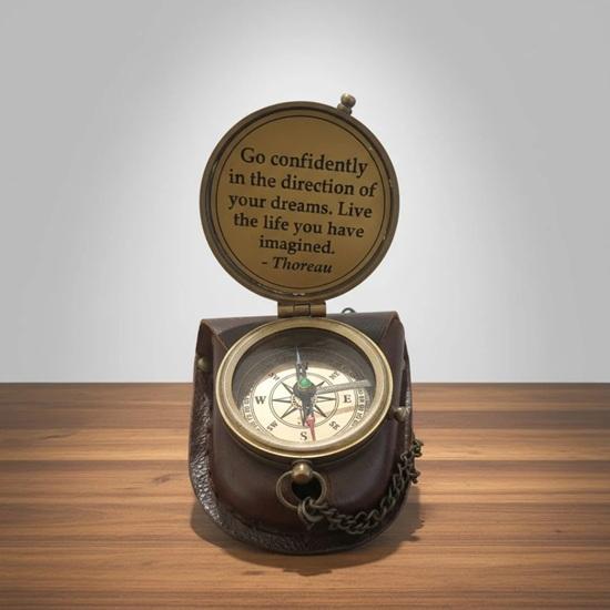 5.08 cm Brass Sundial Compass with Leather Cover, Engraved Nautical Gift Thanksgiving Party, Mother s Day, Housewarming, Father s Day
5.08 cm Brass Sundial Compass with Leather Cover, Engraved Nautical Gift Thanksgiving Party, Mother s Day, Housewarming, Father s Day