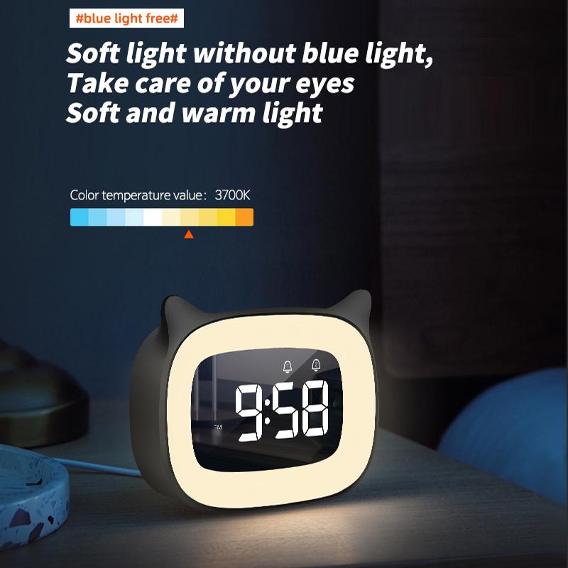 Voice Control Night Light Desktop Clock Dual Music Alarm Digital Alarm Clock LED Rechargable Home Table Decoration белый
Voice Control Night Light Desktop Clock Dual Music Alarm Digital Alarm Clock LED Rechargable Home Table Decoration белый