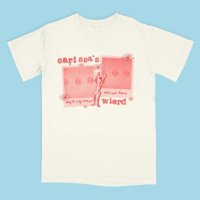 New Popular Carissa s Wierd White T-Shirt Cotton Full Size Unisex T-Shirt XL
New Popular Carissa s Wierd White T-Shirt Cotton Full Size Unisex T-Shirt XL