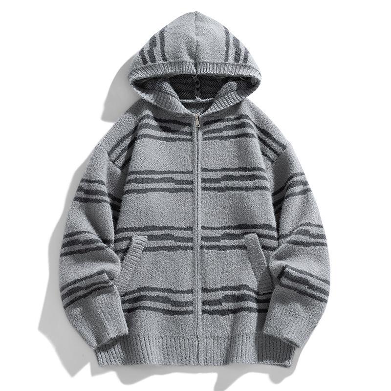 Updated Striped Sweater Retro Autumn and Winter Knitted Sweater Hooded Sweater High Quality Durable Construction Practical Daily Use M серый
Updated Striped Sweater Retro Autumn and Winter Knitted Sweater Hooded Sweater High Quality Durable Construction Practical Daily Use M серый