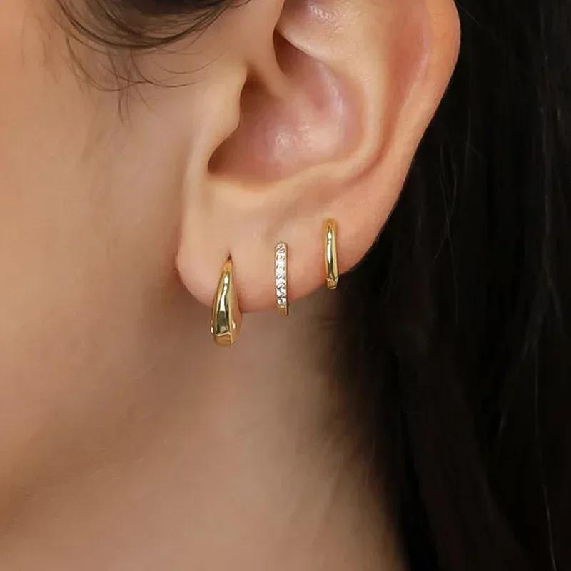 Stainless Steel Chunky Hoop Earrings for Women Fashion Round Crystal Zirconia Huggie Circle Hoop Earring Prevent Allergy Jewelry
Stainless Steel Chunky Hoop Earrings for Women Fashion Round Crystal Zirconia Huggie Circle Hoop Earring Prevent Allergy Jewelry