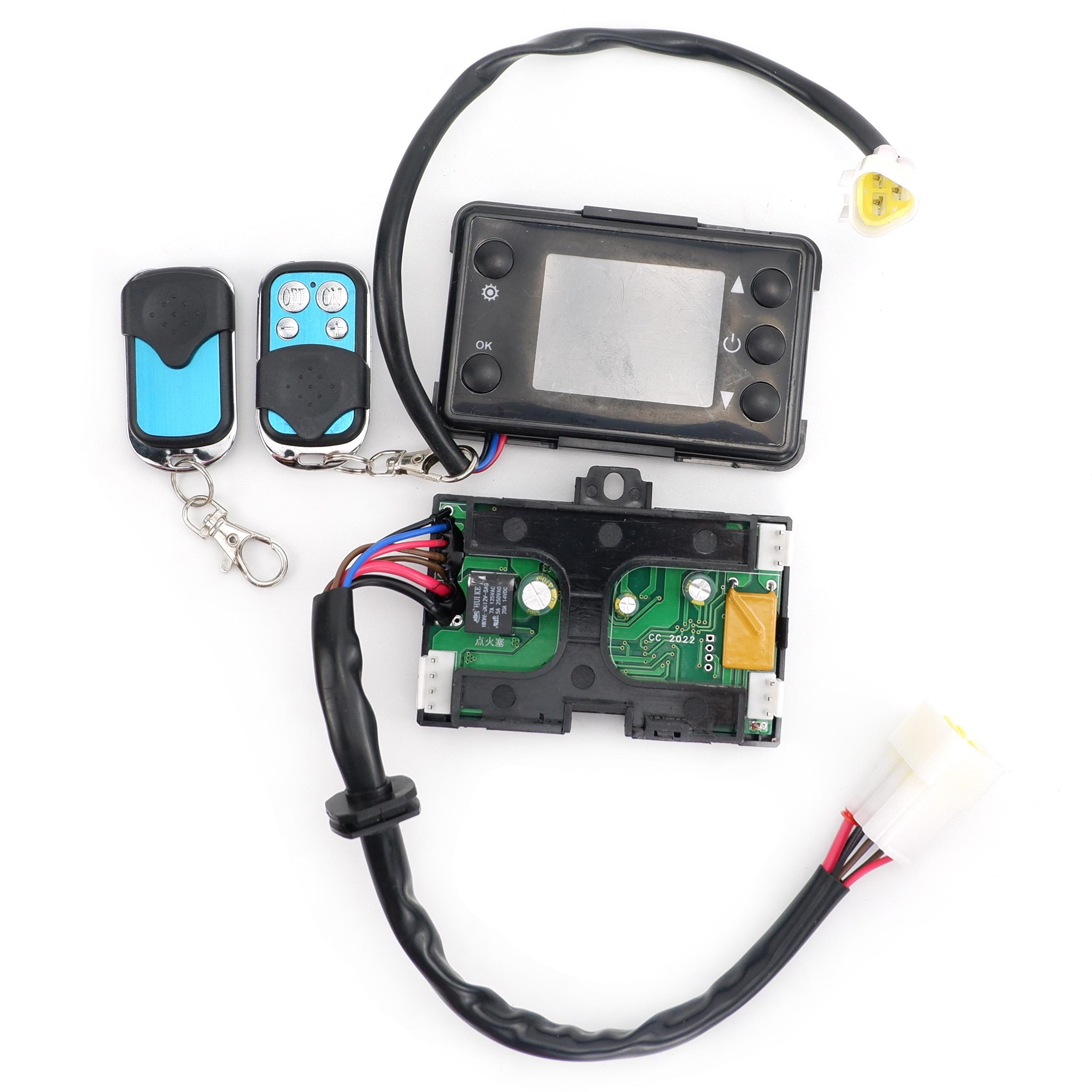 12V Air Diesel Heater LCD Monitor Switch Control Controller Board Motherboard & 2Pcs Remote Car Van Camper Plateau Model
12V Air Diesel Heater LCD Monitor Switch Control Controller Board Motherboard & 2Pcs Remote Car Van Camper Plateau Model