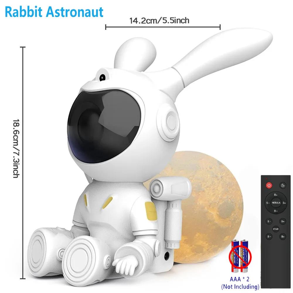Новый светодиодный проектор Galaxy Star Rabbit Astronaut, ночник, лампа со звездным небом, украшение для спальни, ночник для детей, подарки
Новый светодиодный проектор Galaxy Star Rabbit Astronaut, ночник, лампа со звездным небом, украшение для спальни, ночник для детей, подарки