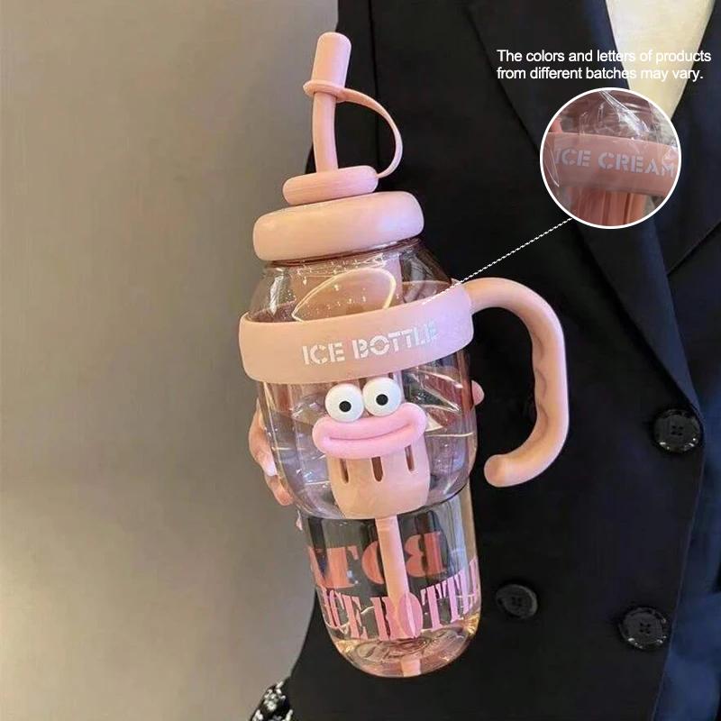 1 Pc Stylish Large-Capacity Sports Water Bottle with Straw, Portable & Heat-Resistant Plastic Cup for Women 1300ml розовый
1 Pc Stylish Large-Capacity Sports Water Bottle with Straw, Portable & Heat-Resistant Plastic Cup for Women 1300ml розовый