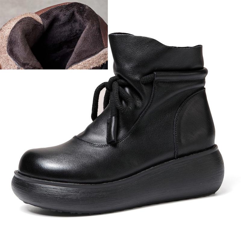 Johnature Genuine Leather Thick Soled Women s Wedges Short Boots Vintage Women s Platform Shoes 40-Plush чёрный
Johnature Genuine Leather Thick Soled Women s Wedges Short Boots Vintage Women s Platform Shoes 40-Plush чёрный