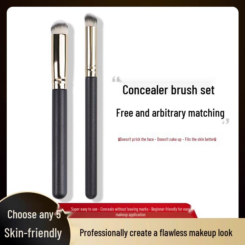 Beveled Round Head Makeup Brush: Concealer, Eyeshadow, Blush, Contouring, Stippling Brush. 170 Angled Foundation Brush
Beveled Round Head Makeup Brush: Concealer, Eyeshadow, Blush, Contouring, Stippling Brush. 170 Angled Foundation Brush