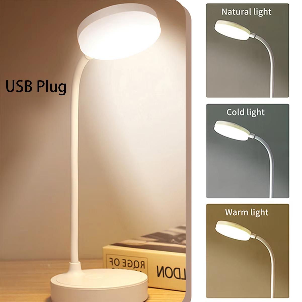 Portable LED Desk Lamp USB Plug in Table Light Support 3 Color Stepless Dimming Eye Protection Bedroom Bedside Lamp
Portable LED Desk Lamp USB Plug in Table Light Support 3 Color Stepless Dimming Eye Protection Bedroom Bedside Lamp