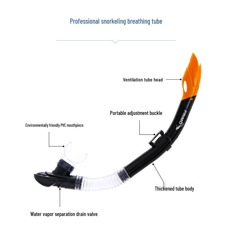 Професійна напівсуха силіконова трубка з мундштуком для фрідайвінгу Adult Size
Професійна напівсуха силіконова трубка з мундштуком для фрідайвінгу Adult Size