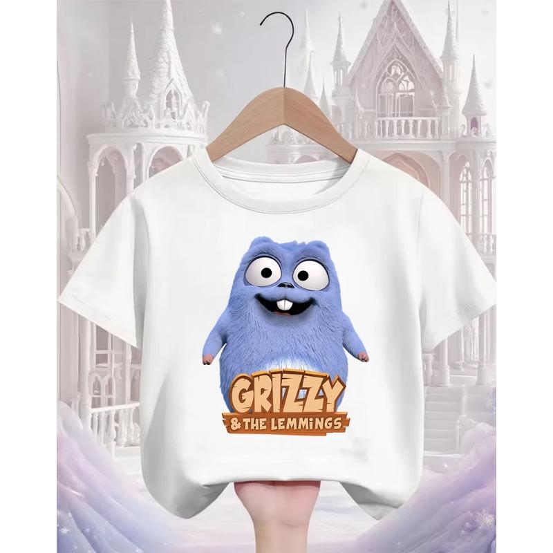 Summer Fashion Street Popular Cartoon Casual Children Grizzy and the Lemmings Crew Crew Neck T-Shirt 100
Summer Fashion Street Popular Cartoon Casual Children Grizzy and the Lemmings Crew Crew Neck T-Shirt 100