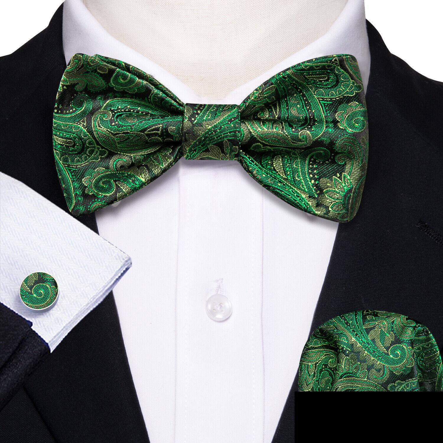Barry.Wang Mens Self Bow tie Hanky Cufflinks Чорно-жовтий набір метеликів кольору слонової кістки LH-1114
Barry.Wang Mens Self Bow tie Hanky Cufflinks Чорно-жовтий набір метеликів кольору слонової кістки LH-1114