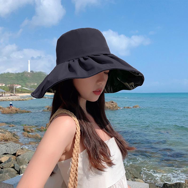 Виниловая шляпа-козырек от солнца большой окружности головы летняя мода защита лица УФ шляпа от солнца УФ панама осень Small size (52-55cm)
Виниловая шляпа-козырек от солнца большой окружности головы летняя мода защита лица УФ шляпа от солнца УФ панама осень Small size (52-55cm)