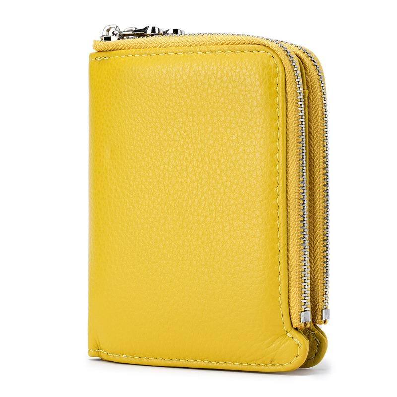 Leather short wallet large capacity men s and women s new soft leather fashion wallet double zipper change bag multi-function card bag лимонно-желтый
Leather short wallet large capacity men s and women s new soft leather fashion wallet double zipper change bag multi-function card bag лимонно-желтый