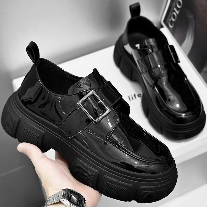 2025 Men s Casual Leather Shoes Fashion Platform Shoe Classic Black Dress Shoes for Men Big Head Shoes Designer Loafers Moccasin 39 чёрный
2025 Men s Casual Leather Shoes Fashion Platform Shoe Classic Black Dress Shoes for Men Big Head Shoes Designer Loafers Moccasin 39 чёрный