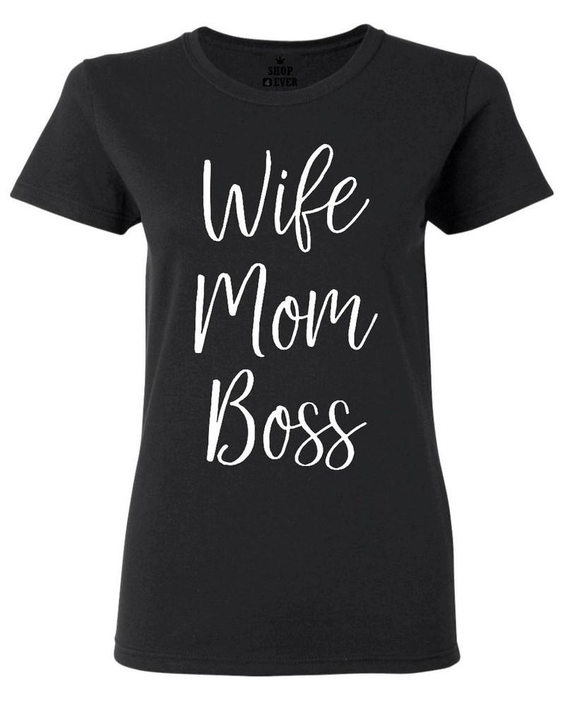 Wife Mom Boss Women s T-Shirt Mother s Day Mom Life New Mom For Mom Cute Shirts 2XL
Wife Mom Boss Women s T-Shirt Mother s Day Mom Life New Mom For Mom Cute Shirts 2XL