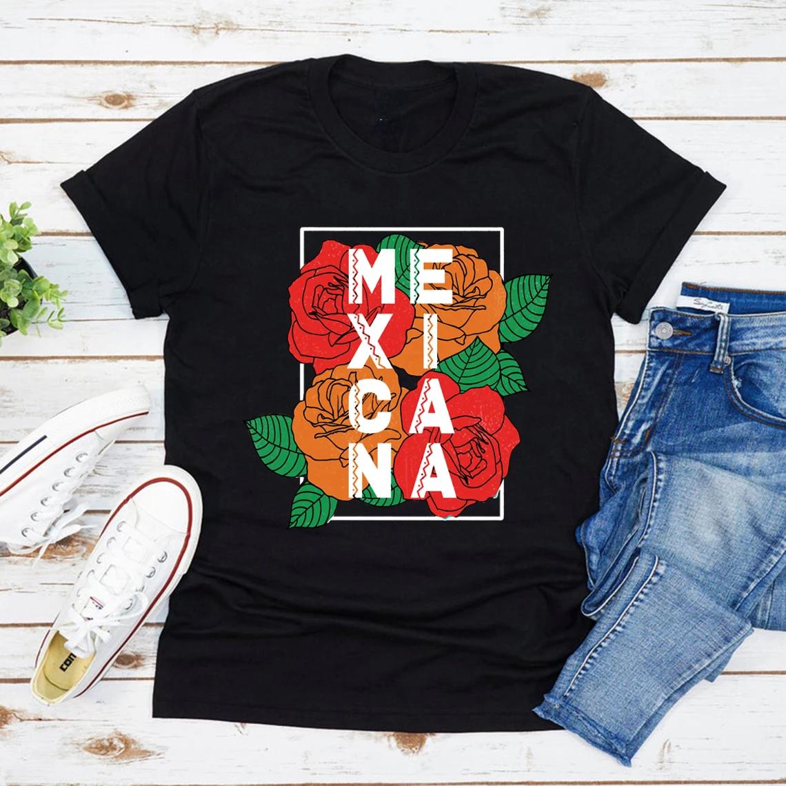 Mexicana T Shirts Mexico Mexican Latina Gift Feminism Tee Rose Flower Shirts Women Aesthetic Graphic Tees Summer Tops 4XL
Mexicana T Shirts Mexico Mexican Latina Gift Feminism Tee Rose Flower Shirts Women Aesthetic Graphic Tees Summer Tops 4XL