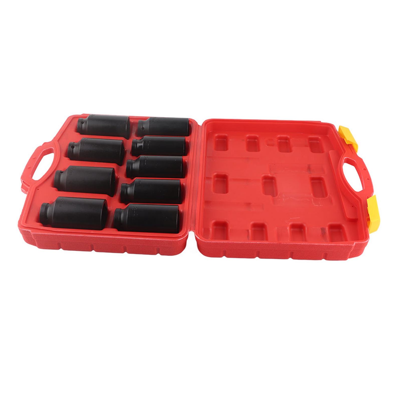 9 шт. Набор шестигранных торцевых головок для гаек ступицы приводного вала 1/2 дюйма 29 мм 30 мм 31 мм 32 мм 33 мм 34 мм 35 мм 36 мм 38 мм чёрный
9 шт. Набор шестигранных торцевых головок для гаек ступицы приводного вала 1/2 дюйма 29 мм 30 мм 31 мм 32 мм 33 мм 34 мм 35 мм 36 мм 38 мм чёрный